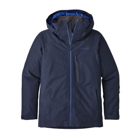 Patagonia Ms Insulated Powder Bowl Jacket Sz XL Navy Goretex Skiing Snowboarding - Picture 1 of 14